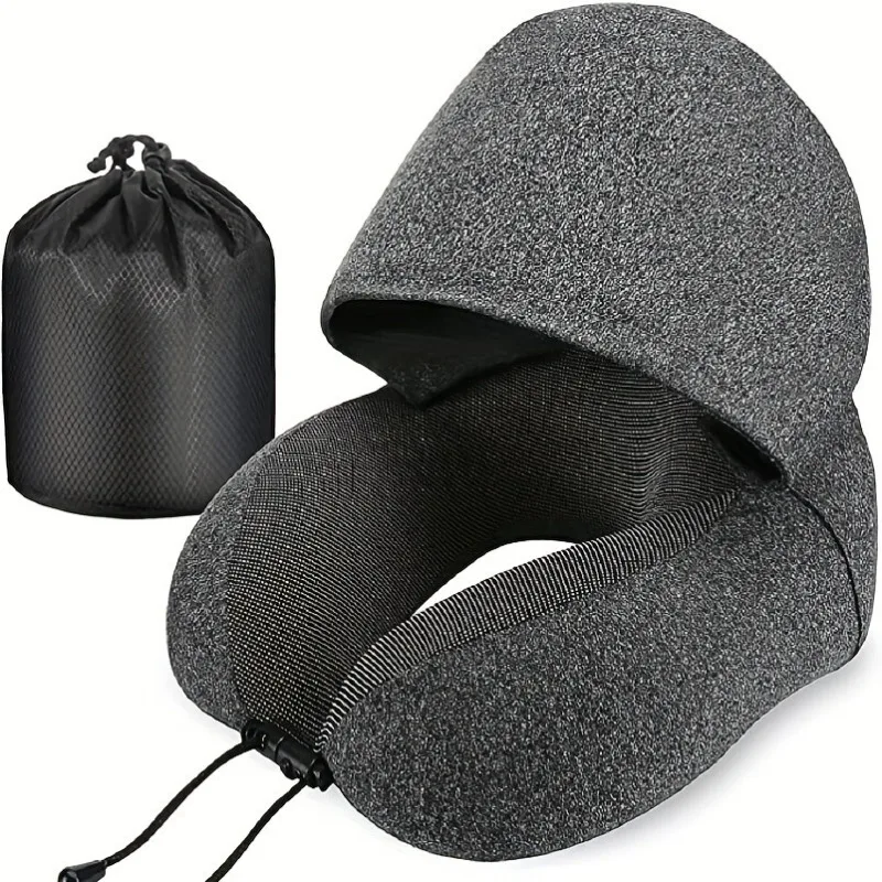 Meicarelife 1pc Cozy Travel Companion Pillow Soft Memory Foam, Hidden Hoody for Sleeping
Meicarelife 1pc Cozy Travel Companion Pillow Soft Memory Foam, Hidden Hoody for Sleeping