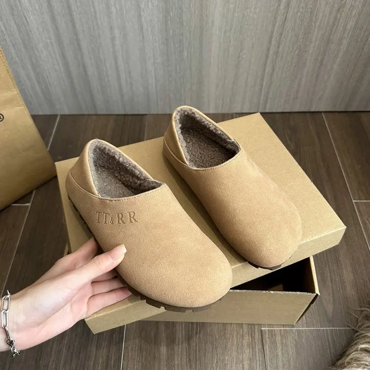 Full Coverage Lazy Women's Shoes Autumn Winter Fleece Lined Bean Bean Shoes 2025 New Retro Two Wear Loafers Cotton Shoes
Full Coverage Lazy Women's Shoes Autumn Winter Fleece Lined Bean Bean Shoes 2025 New Retro Two Wear Loafers Cotton Shoes