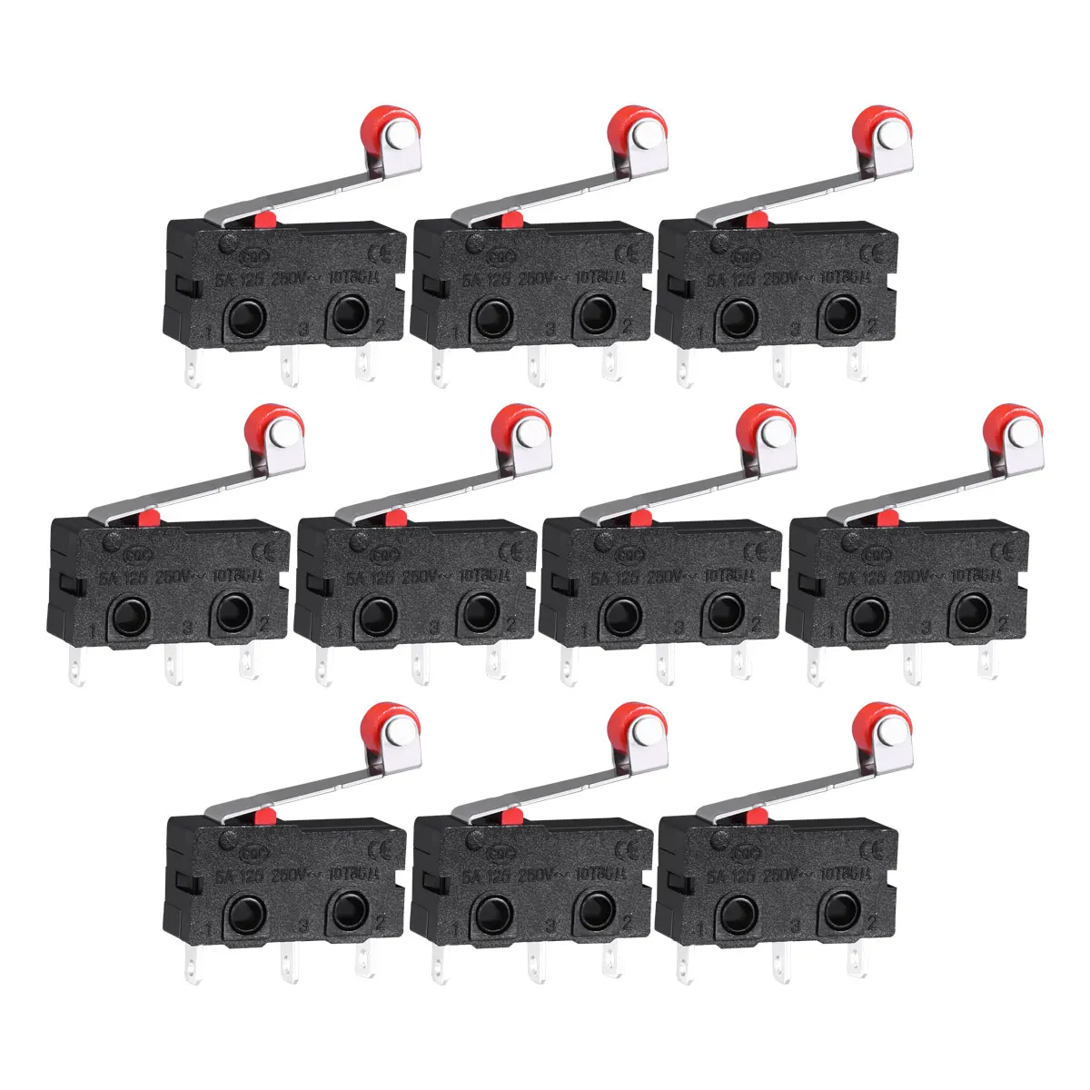 10 pcs Roller SPDT 1NO 1NC Momentary Hinge Lever Arm Snap Action for Electronic Equipment Microwave Oven 
10 pcs Roller SPDT 1NO 1NC Momentary Hinge Lever Arm Snap Action for Electronic Equipment Microwave Oven