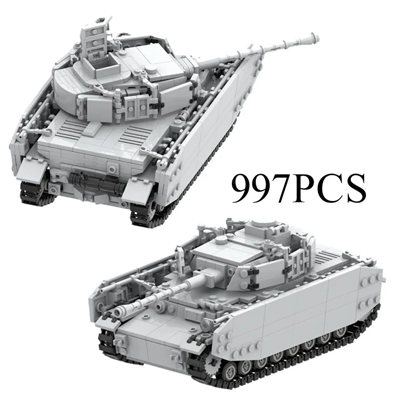 Moc Building Bricks Military Model Panzer IV Assault Tank Technology Modular Blocks Gift Christmas Toys DIY Sets Assembly
Moc Building Bricks Military Model Panzer IV Assault Tank Technology Modular Blocks Gift Christmas Toys DIY Sets Assembly