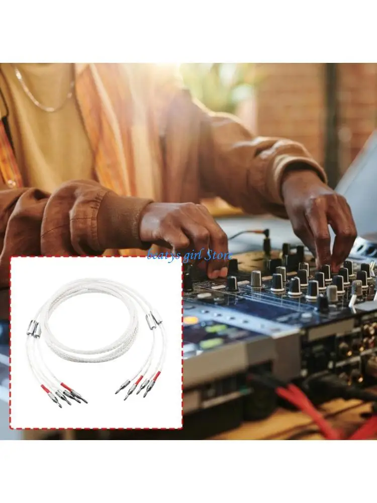 C7AB Premium Silver Plated Speaker Cable with Banana Plugs and Y Spades Terminals
C7AB Premium Silver Plated Speaker Cable with Banana Plugs and Y Spades Terminals
