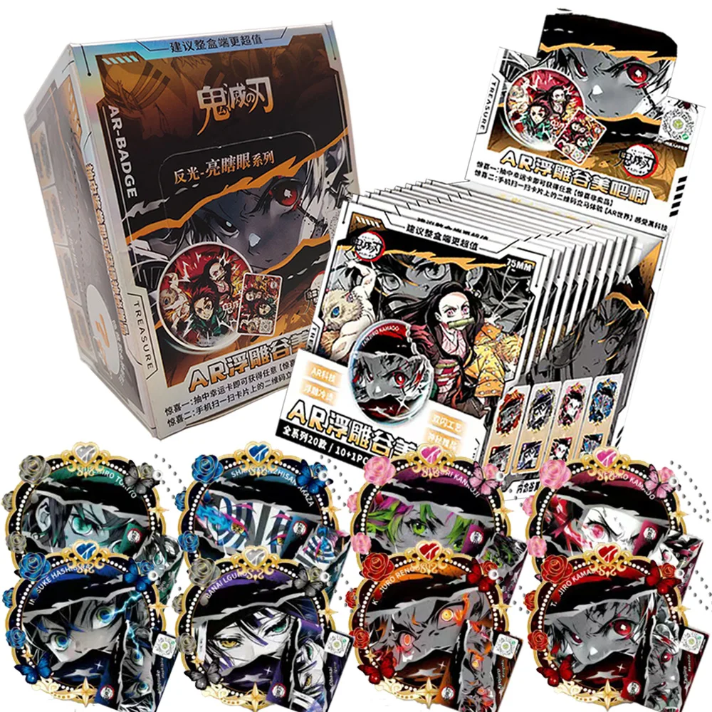 Demon Slayer Collection Card Boy and Girl Hobbies Anime Badge Fantasy Hot Blooded Battle Anime Limited Edition Fun Brooch Gifts
Demon Slayer Collection Card Boy and Girl Hobbies Anime Badge Fantasy Hot Blooded Battle Anime Limited Edition Fun Brooch Gifts