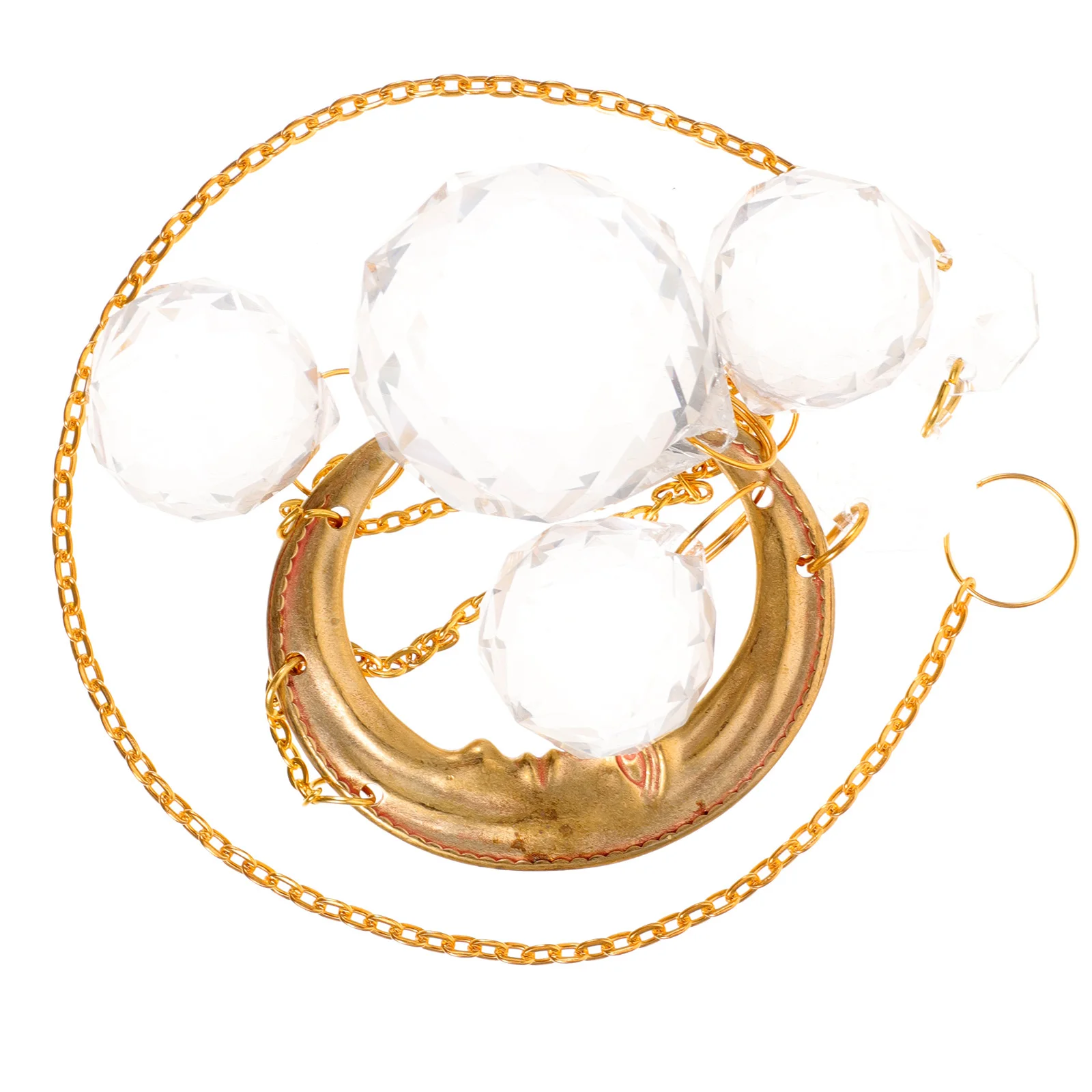 Crystal Hanging Craft Wind Chime Ornament for Home Decor Unique Color Shiny Design Lightweight Moon Crystal Hanging Decoration
Crystal Hanging Craft Wind Chime Ornament for Home Decor Unique Color Shiny Design Lightweight Moon Crystal Hanging Decoration
