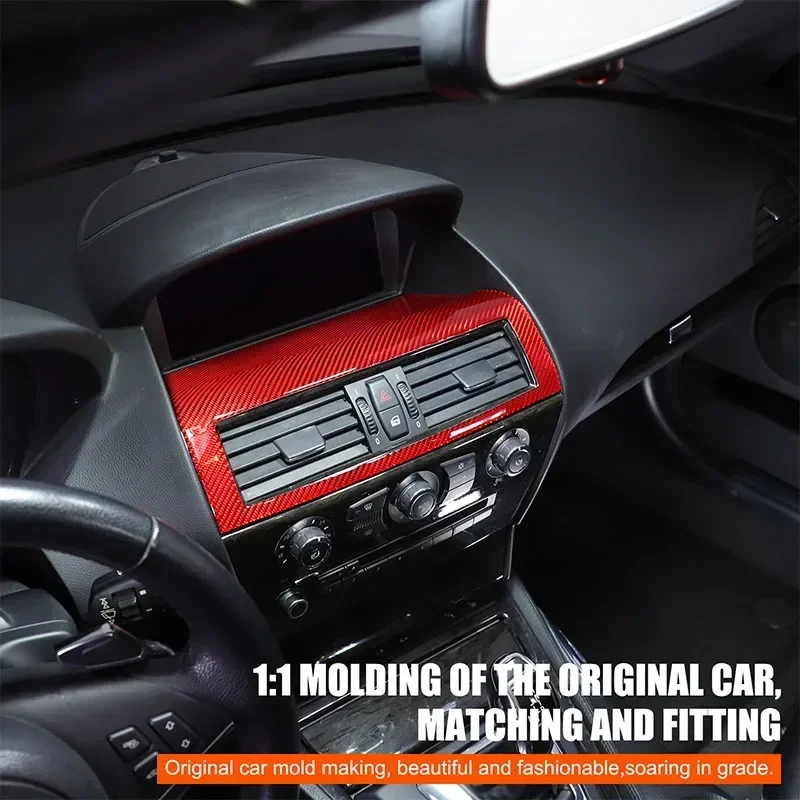 Car Accessories For BMW 6 Series M6 E63 E64 2004-2010 Soft Carbon Fibre Car Central Air Outlet Vent Panel Cover Trim Sticker
Car Accessories For BMW 6 Series M6 E63 E64 2004-2010 Soft Carbon Fibre Car Central Air Outlet Vent Panel Cover Trim Sticker