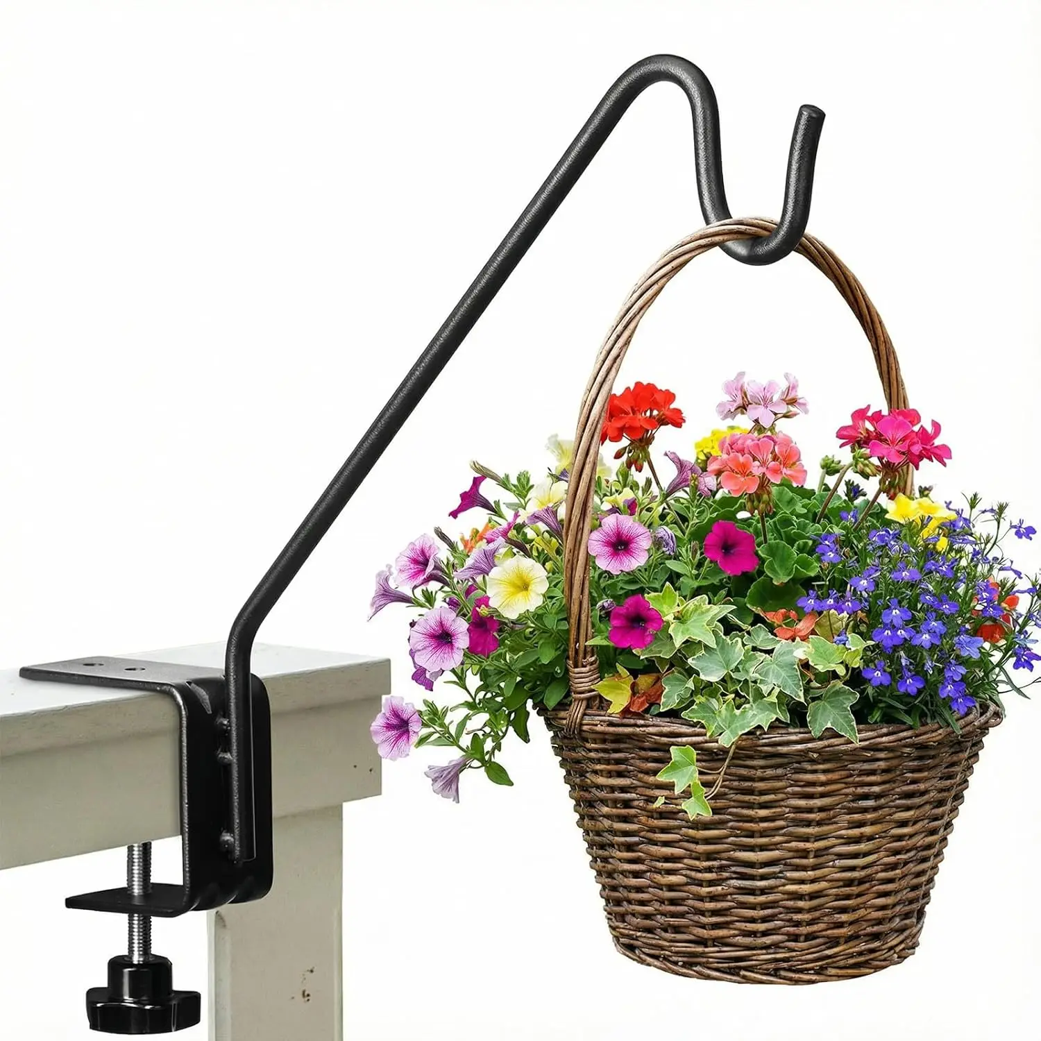 10-дюймовые прочные крючки для перил, для подвешивания кормушек для птиц, кашпо, фонарей, ветряных колокольчиков
10-дюймовые прочные крючки для перил, для подвешивания кормушек для птиц, кашпо, фонарей, ветряных колокольчиков