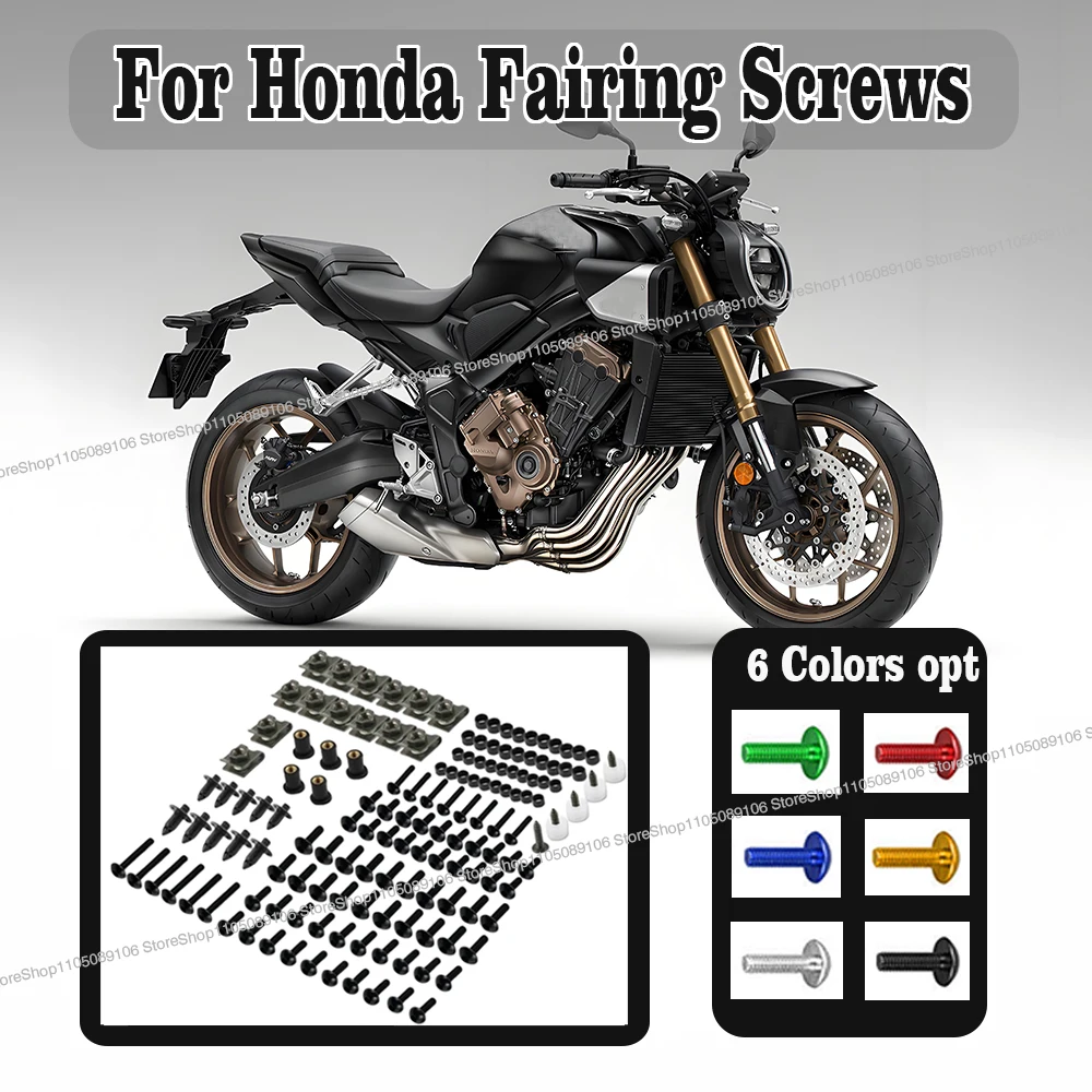 For Honda CB650R CB500R CBR600RR CBR900RR CBR929RR CBR1000RR CBR 600RR 900RR 929RR 1000RR Motorcycle Fairing Bolts Kit Screws
For Honda CB650R CB500R CBR600RR CBR900RR CBR929RR CBR1000RR CBR 600RR 900RR 929RR 1000RR Motorcycle Fairing Bolts Kit Screws