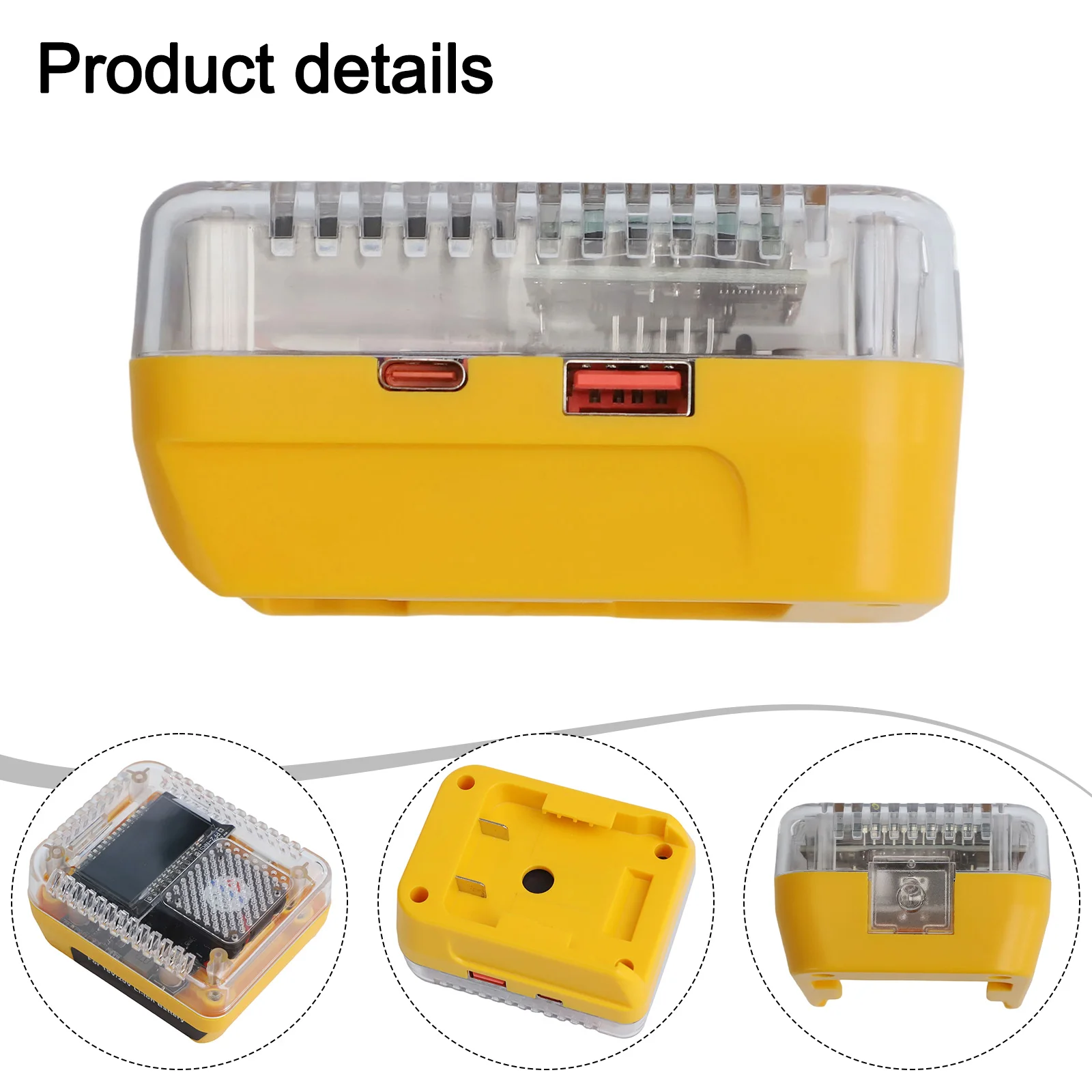 Cooling System Adapter Lithium Battery Adapter Portable Use 70*85*45MM Adapter Overvoltage Protection Type-C Output
Cooling System Adapter Lithium Battery Adapter Portable Use 70*85*45MM Adapter Overvoltage Protection Type-C Output