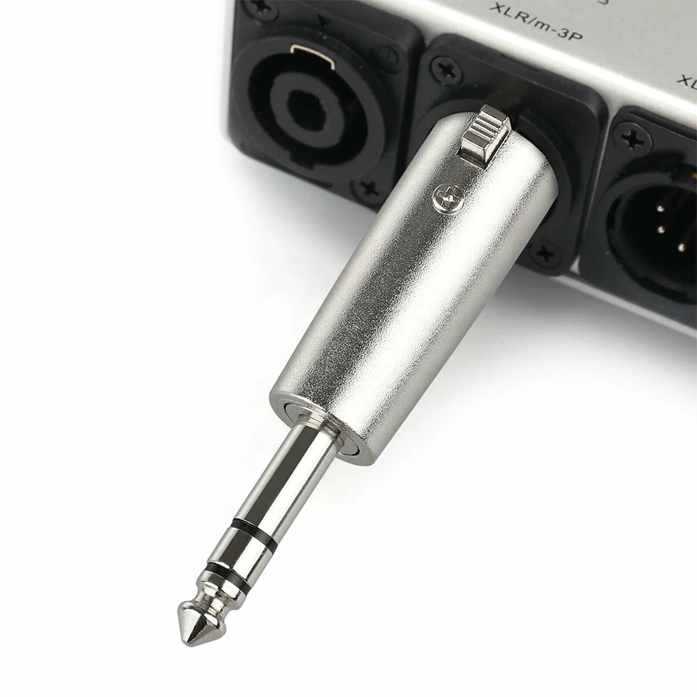 TRS Audio Cable Microphone Adapter Wire & Cable Connectors XLR XLR To 1/4\" 6.35mm Zinc Alloy 6.35mm TS Male Plug
TRS Audio Cable Microphone Adapter Wire & Cable Connectors XLR XLR To 1/4\" 6.35mm Zinc Alloy 6.35mm TS Male Plug