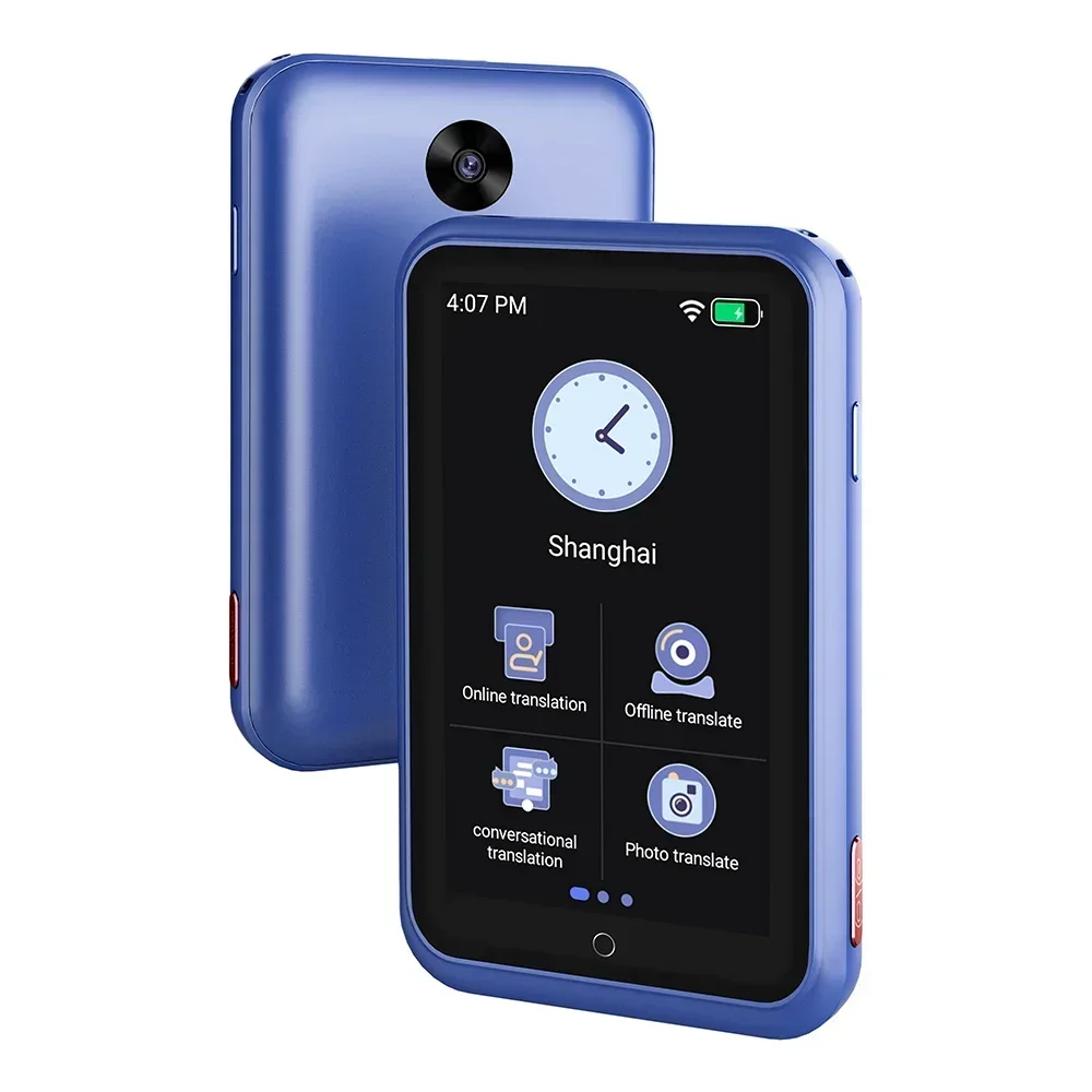 Portable 4G Language 19 Offline Translation Simultaneous Interpretation Translator Device with 138 Languages Voice Translating
Portable 4G Language 19 Offline Translation Simultaneous Interpretation Translator Device with 138 Languages Voice Translating