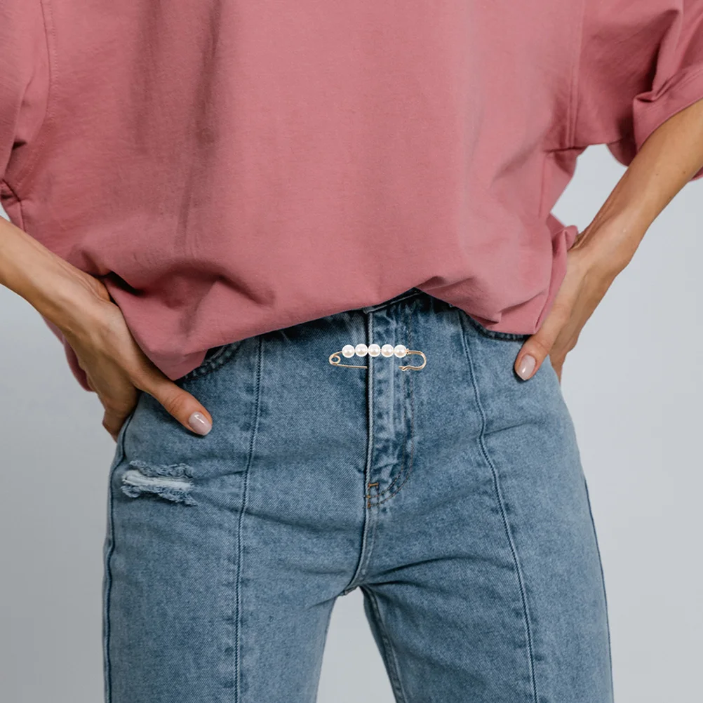 10pcs Jeans Tightener Clips Heavy Duty Metal Safety Pins Anti-Slip Clothing Fasteners For Pants Skirt Waist Adjustment Pearl
10pcs Jeans Tightener Clips Heavy Duty Metal Safety Pins Anti-Slip Clothing Fasteners For Pants Skirt Waist Adjustment Pearl