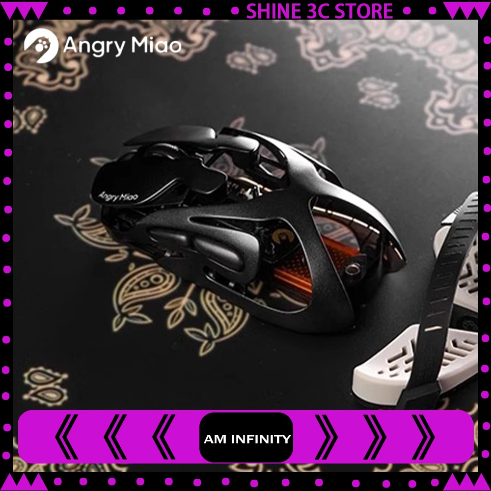 Angry miao AM Infinity Mouse Bluetooth Wireless Gaming Mouse Magnesium Aluminum Alloy Unlimited Battery Life Mouse Custom Gifts
Angry miao AM Infinity Mouse Bluetooth Wireless Gaming Mouse Magnesium Aluminum Alloy Unlimited Battery Life Mouse Custom Gifts
