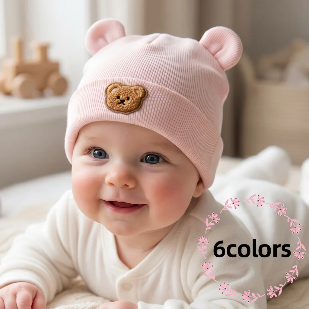 Somenie Newborn cute bear ears tire hat spring and autumn new baby pullover hat boys and girls cartoon cute hat
Somenie Newborn cute bear ears tire hat spring and autumn new baby pullover hat boys and girls cartoon cute hat