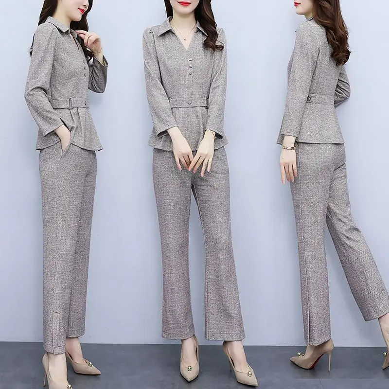 Элегантный темпераментный модный весенний универсальный атмосферный повседневный костюм с подъемом талии 202, модный комплект из двух предметов
Элегантный темпераментный модный весенний универсальный атмосферный повседневный костюм с подъемом талии 202, модный комплект из двух предметов