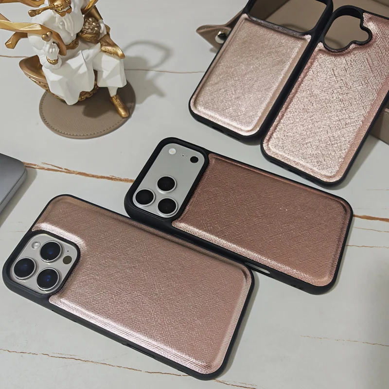 Classic Luxury Fashion Solid Color Cross Grain PU Leather Non Slip Durable Phone Cover For iPhone 17 Pro Max
Classic Luxury Fashion Solid Color Cross Grain PU Leather Non Slip Durable Phone Cover For iPhone 17 Pro Max