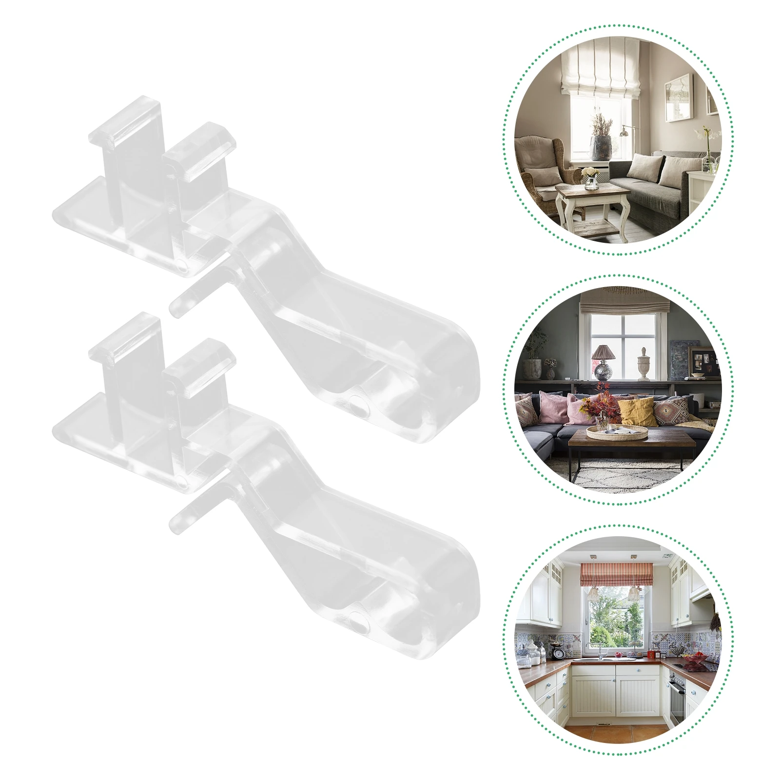 5Pcs Curtain Hooks Accessories Wear Resistance Deformation Resistance Home Decor Hidden Design Wall Mount Easy Use Transparent
5Pcs Curtain Hooks Accessories Wear Resistance Deformation Resistance Home Decor Hidden Design Wall Mount Easy Use Transparent