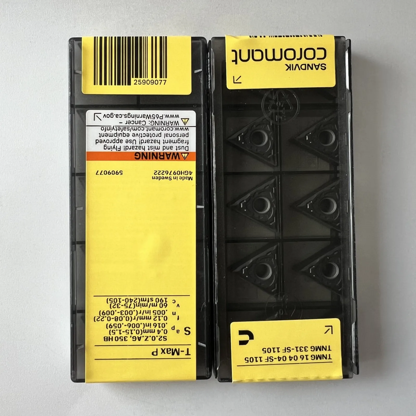SANDVIK / TNMG160404-SF 1105 / Original Swedish hard alloy blade 10 Pcs
SANDVIK / TNMG160404-SF 1105 / Original Swedish hard alloy blade 10 Pcs