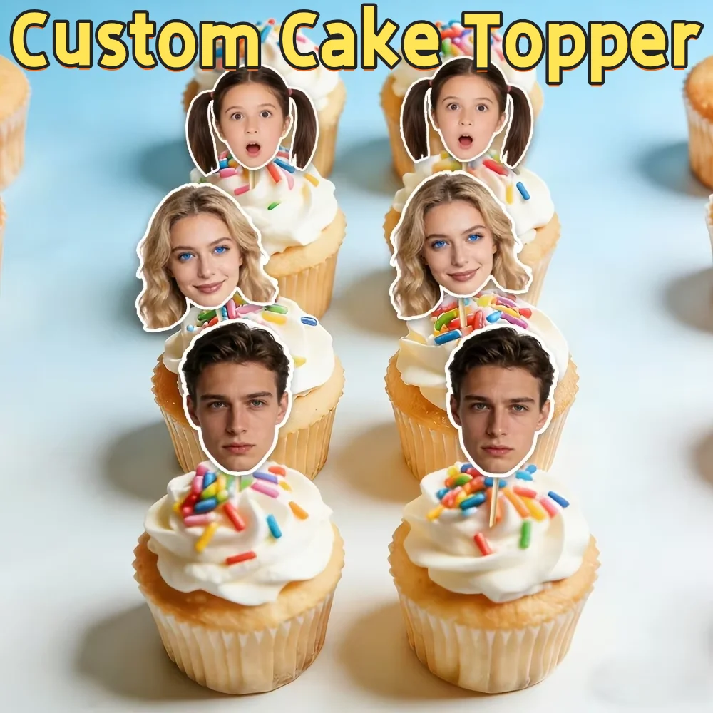 Custom Photo Cake Decorations Personalized Birthday Cupcake Toppers for Weddings Anniversaries Holiday Parties
Custom Photo Cake Decorations Personalized Birthday Cupcake Toppers for Weddings Anniversaries Holiday Parties