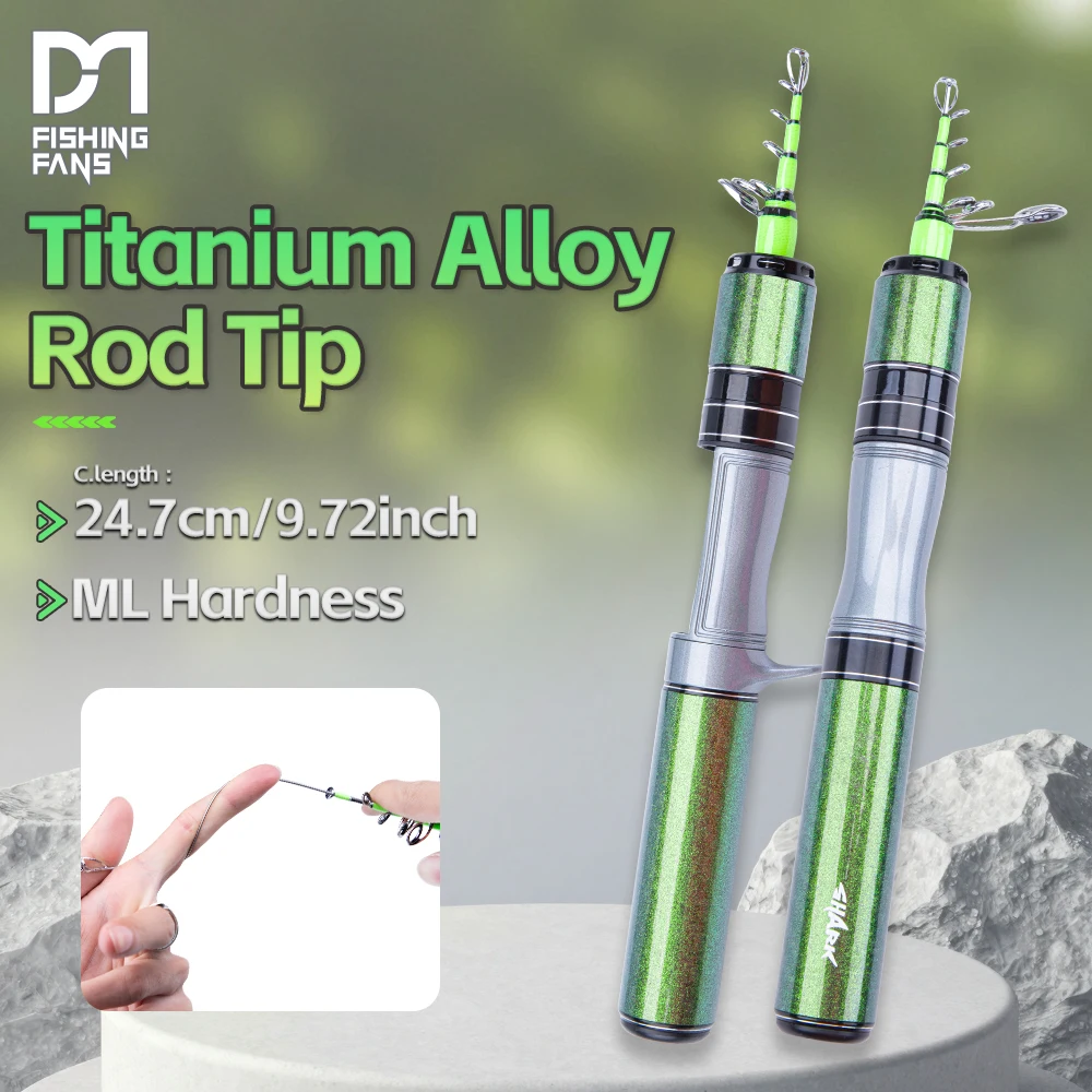 FISHINGFANS KUAISHA 1.68m 1.8m Telescopic Super Short Travel Rod Carbon Handle TITANIUM tip MEDIUM LIGHT ML Power Fishing Rod
FISHINGFANS KUAISHA 1.68m 1.8m Telescopic Super Short Travel Rod Carbon Handle TITANIUM tip MEDIUM LIGHT ML Power Fishing Rod