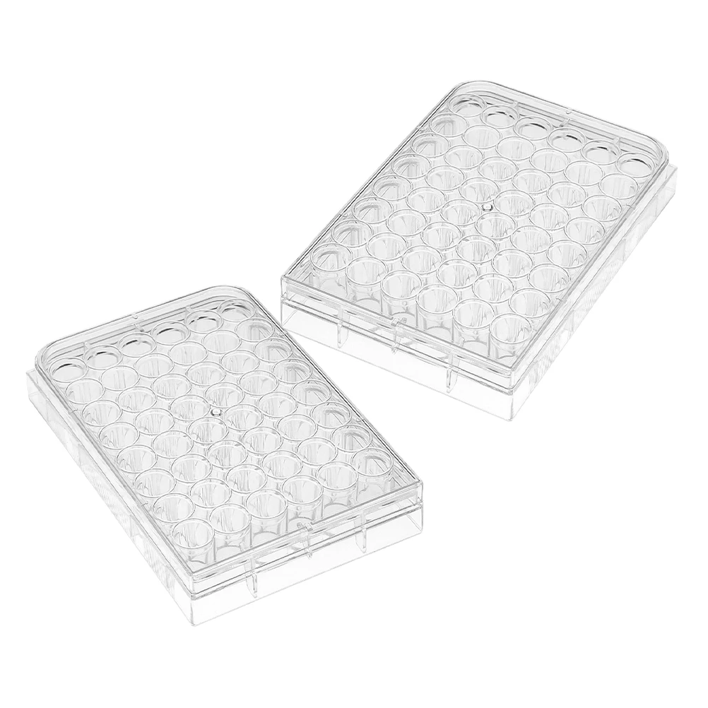 2pcs 48-well Culture Plate Polystyrene Lab Equipment with Lid Tray Cell Tissue Tools for Experiment Stacking Stability
2pcs 48-well Culture Plate Polystyrene Lab Equipment with Lid Tray Cell Tissue Tools for Experiment Stacking Stability