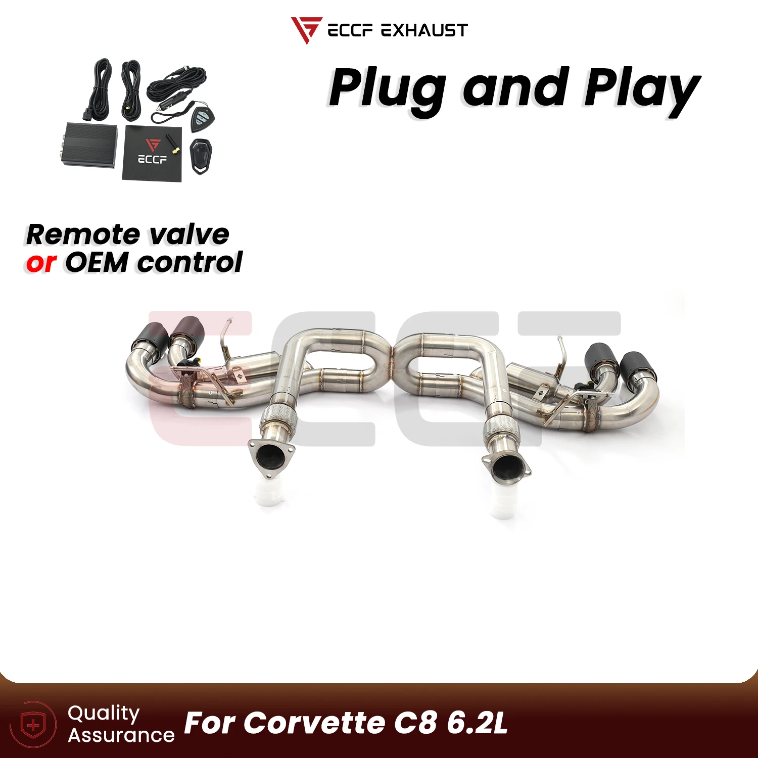 Sporty Stainless Steel Catback Exhaust For Corvette C8 6.2L Aggressive Sound Plug and Play Performance Upgrade
Sporty Stainless Steel Catback Exhaust For Corvette C8 6.2L Aggressive Sound Plug and Play Performance Upgrade
