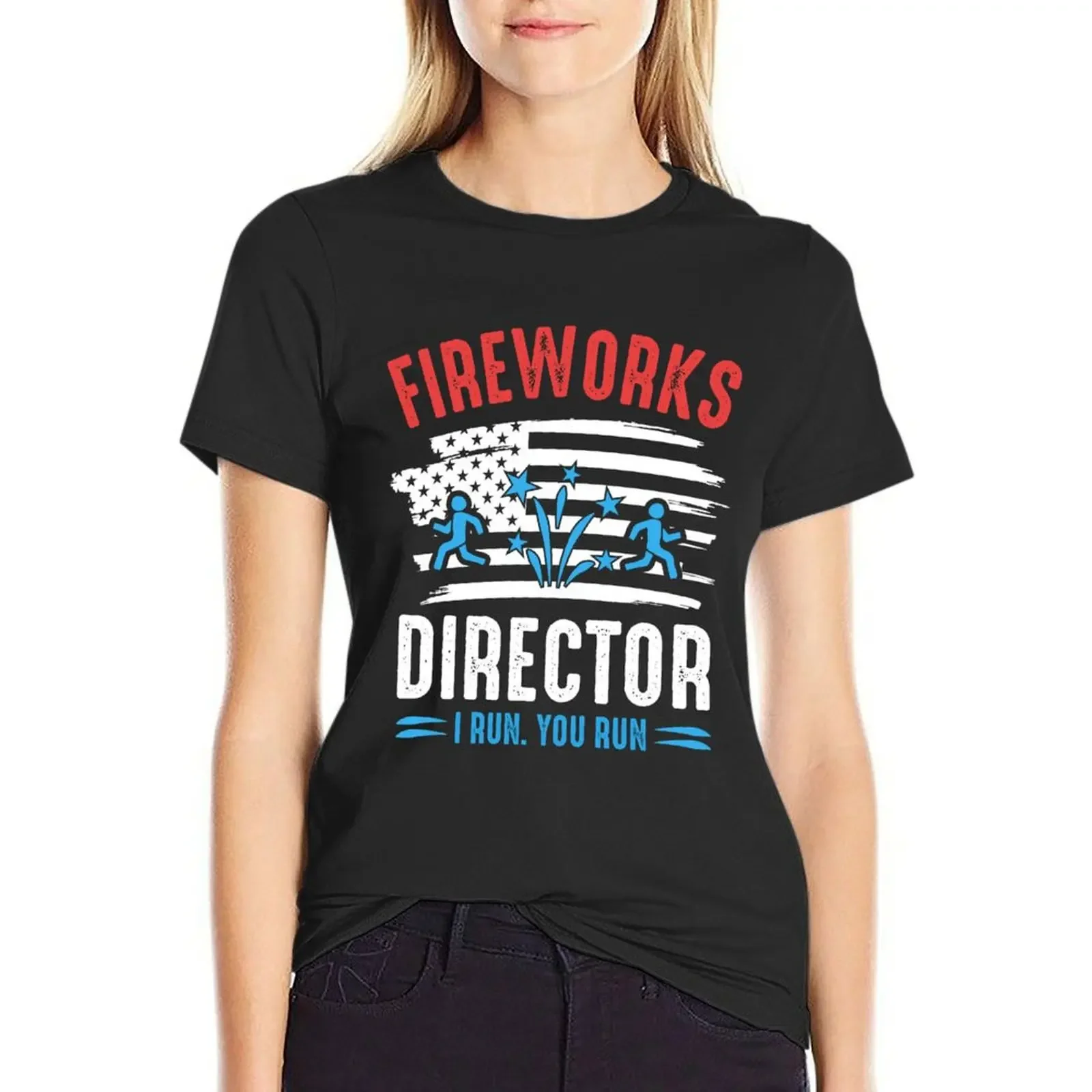 Fireworks Director I Run You Run Funny Fireworks Lover T-shirt aesthetic clothes shirts graphic tees tops Women
Fireworks Director I Run You Run Funny Fireworks Lover T-shirt aesthetic clothes shirts graphic tees tops Women