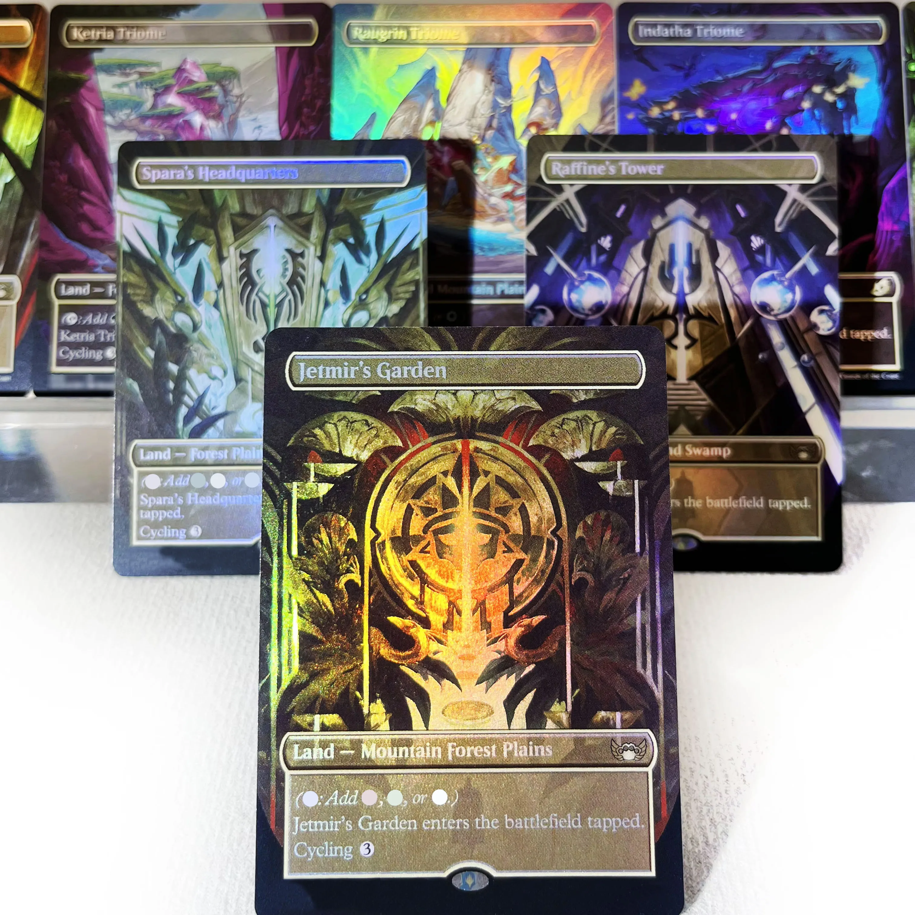 SNC UNF IKO FOIL5-01 Tcg прокси волшебные карты Наземные циклы шоковые земли фехты Осторонняя садовая кетрия Триме собрание
SNC UNF IKO FOIL5-01 Tcg прокси волшебные карты Наземные циклы шоковые земли фехты Осторонняя садовая кетрия Триме собрание