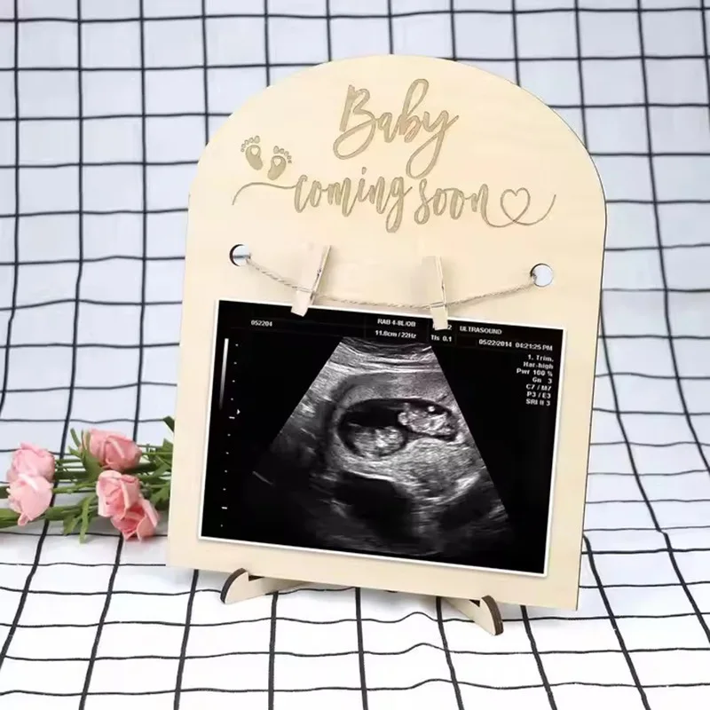 New Arrival Wooden Double-Sided Baby Ultrasound Memorial Photo Frame Baby Birth Announcement Desktop Decorative Ornament
New Arrival Wooden Double-Sided Baby Ultrasound Memorial Photo Frame Baby Birth Announcement Desktop Decorative Ornament
