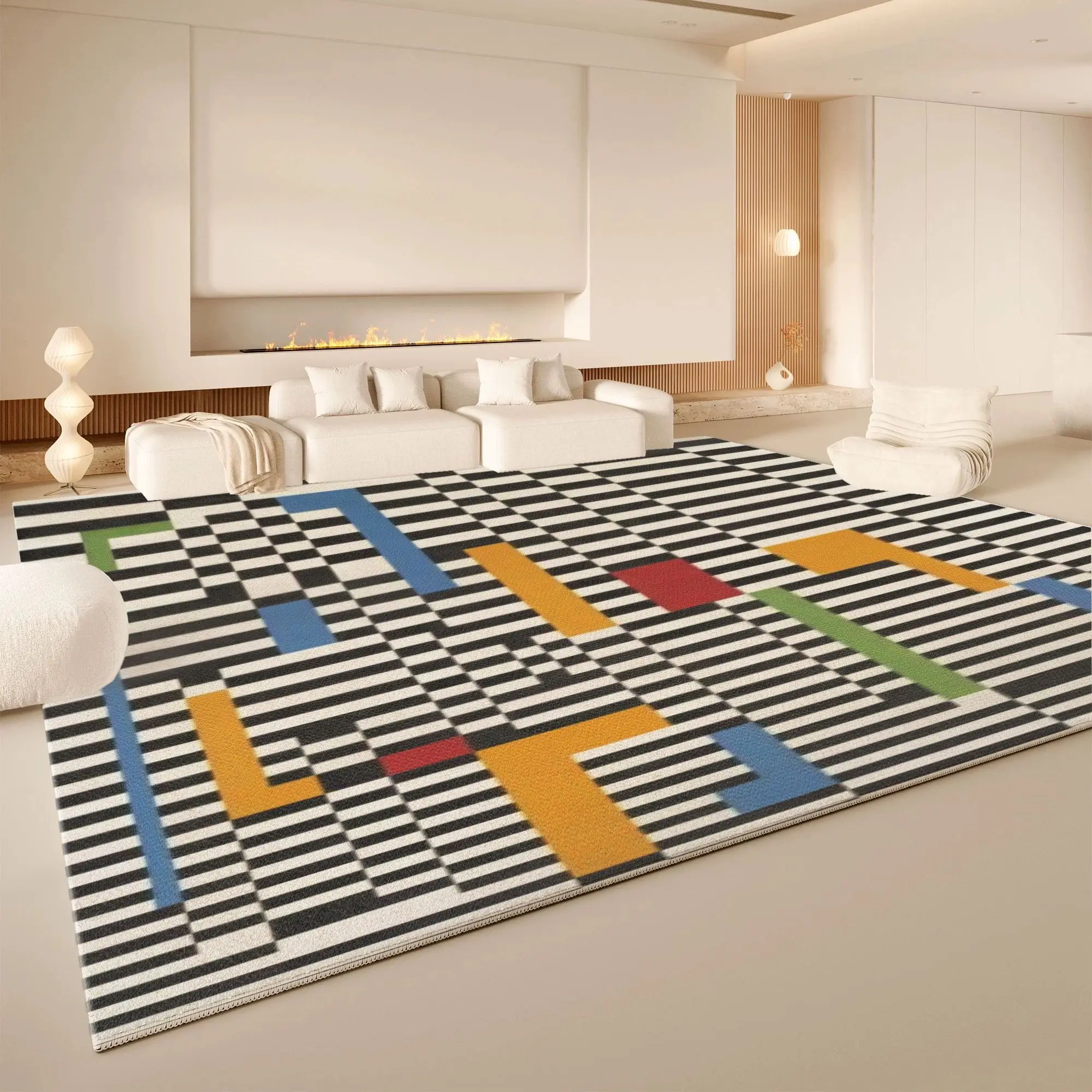 VIKAMA High Density Loop Pile Living Room Rug Modern Classic Non-Slip Large Carpet for Bedroom Sofa Area Easy Clean Home Decor
VIKAMA High Density Loop Pile Living Room Rug Modern Classic Non-Slip Large Carpet for Bedroom Sofa Area Easy Clean Home Decor
