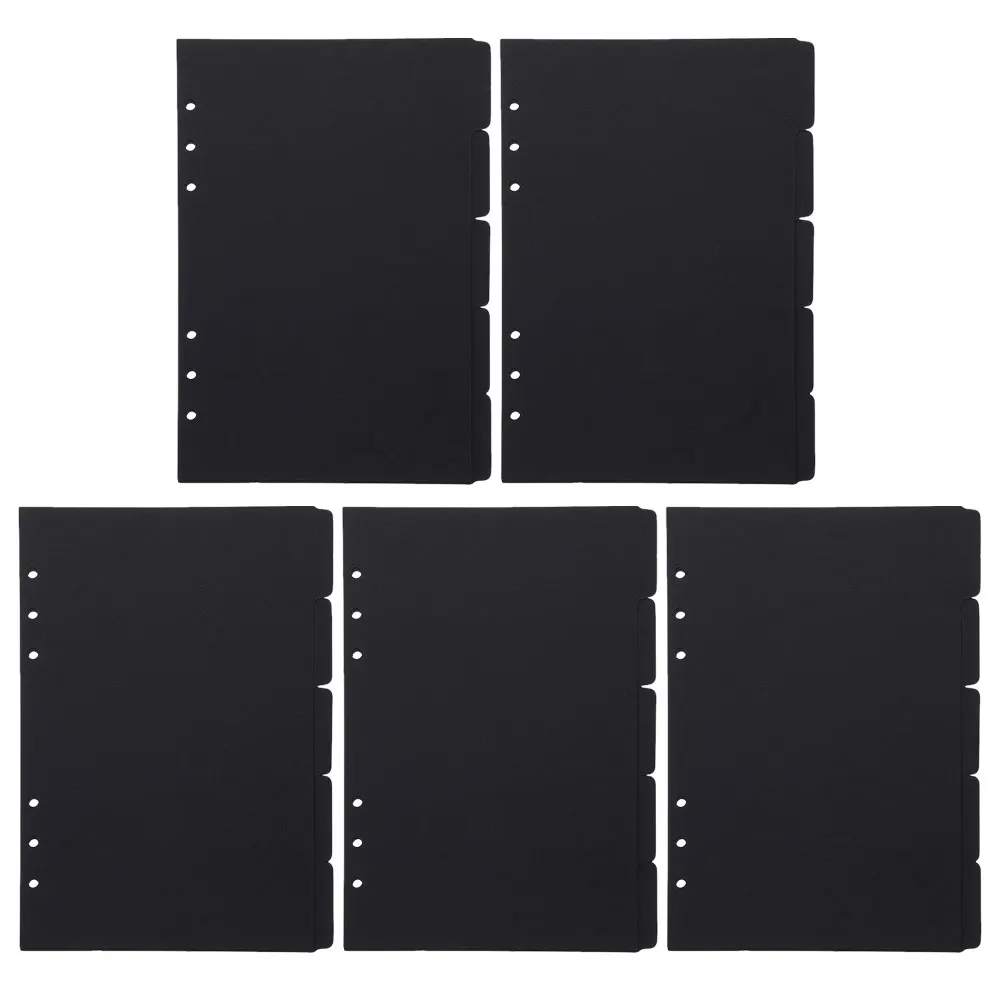 5 Pcs Notebook Dividers A5 Index Labels Partition Plates Binder Separators Paper Tabs File Dividers Student Supplies
5 Pcs Notebook Dividers A5 Index Labels Partition Plates Binder Separators Paper Tabs File Dividers Student Supplies