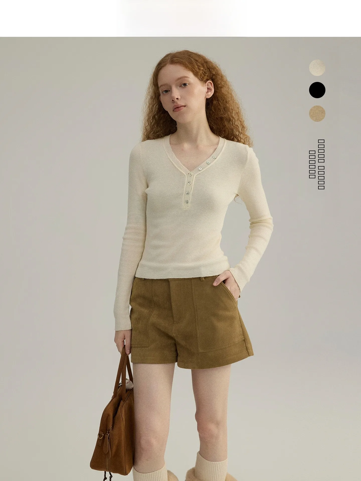 Tice-Colored V-Ne Knitted Base irt Women's Faion Slim Fit Casual Sle Long Sve Winter New Arrival Inner Wear Top
Tice-Colored V-Ne Knitted Base irt Women's Faion Slim Fit Casual Sle Long Sve Winter New Arrival Inner Wear Top