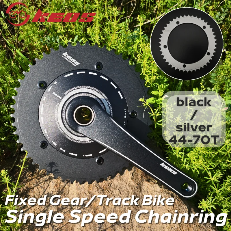 KEOS 144BCD Fixed Gear/Track Bike Chainring 1/8" Single Speed chains CNC Black&Silver chain Wheel 44/46/48/50/52/54/56/58/60/70T
KEOS 144BCD Fixed Gear/Track Bike Chainring 1/8" Single Speed chains CNC Black&Silver chain Wheel 44/46/48/50/52/54/56/58/60/70T