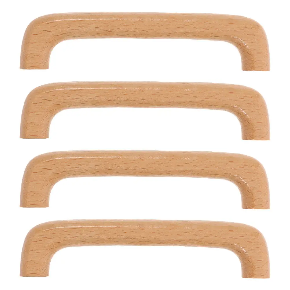 4Pcs Wooden Cabinet Pulls Natural Grain Arch Design Ergonomic Furniture Handles for Drawers Doors Kitchen Wardrobe Vintage
4Pcs Wooden Cabinet Pulls Natural Grain Arch Design Ergonomic Furniture Handles for Drawers Doors Kitchen Wardrobe Vintage