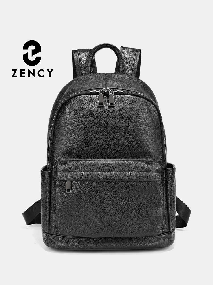 Zency Men Backpack Cow Leather Black Travel Carry-on Bag College Bookbag Work fits 12 laptop Business Large Rucksack Many Pocket
Zency Men Backpack Cow Leather Black Travel Carry-on Bag College Bookbag Work fits 12 laptop Business Large Rucksack Many Pocket