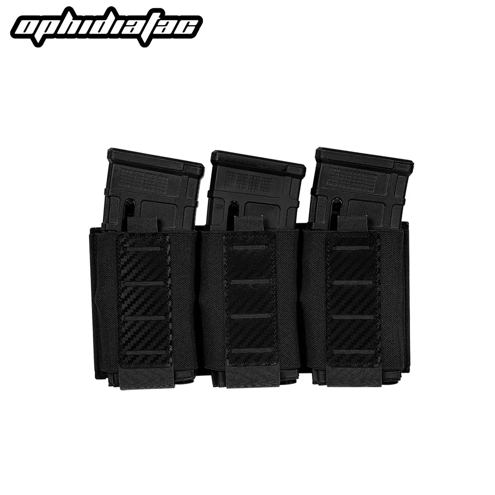 OPHIDIAN Mag Pouch Triple 5.56 Mag Carrier Carbon fiber Elastic MOLLE System Hunting Holster
OPHIDIAN Mag Pouch Triple 5.56 Mag Carrier Carbon fiber Elastic MOLLE System Hunting Holster