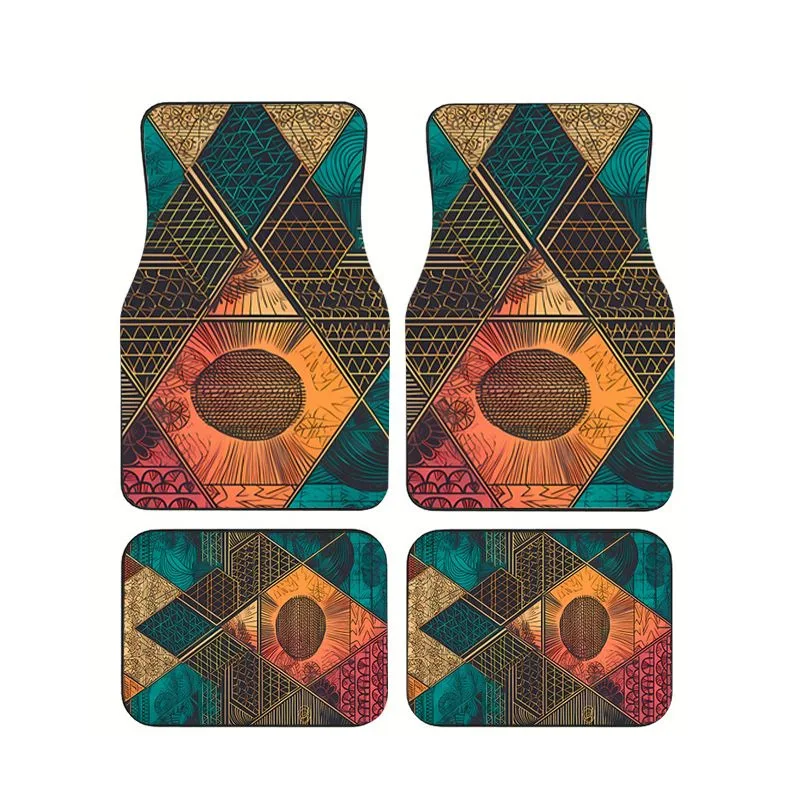 Boho Tribal Sun Print Car Floor Mats 4pcs Universal Non Slip Floor Carpets For Car SUV Truck
Boho Tribal Sun Print Car Floor Mats 4pcs Universal Non Slip Floor Carpets For Car SUV Truck