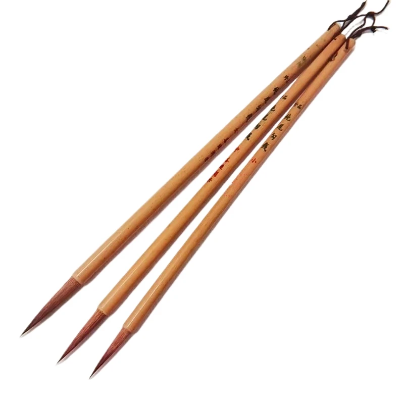 Weasel Hair Calligraphy Brush Pen China Running Chinese Painting Regular Running Script Writing Brush Slender Gold Script Brush
Weasel Hair Calligraphy Brush Pen China Running Chinese Painting Regular Running Script Writing Brush Slender Gold Script Brush