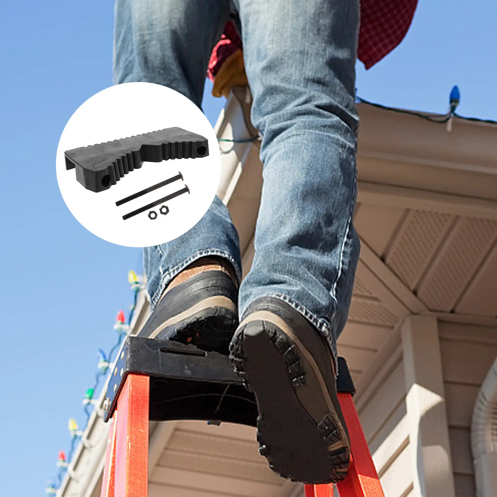 Комплект из 1 шт. алюминиевых накладок на ступеньки лестницы, резиновые противоскользящие накладки-протекторы для удлинительных лестниц, для безопасного крепления, антискользящие подкладки
Комплект из 1 шт. алюминиевых накладок на ступеньки лестницы, резиновые противоскользящие накладки-протекторы для удлинительных лестниц, для безопасного крепления, антискользящие подкладки