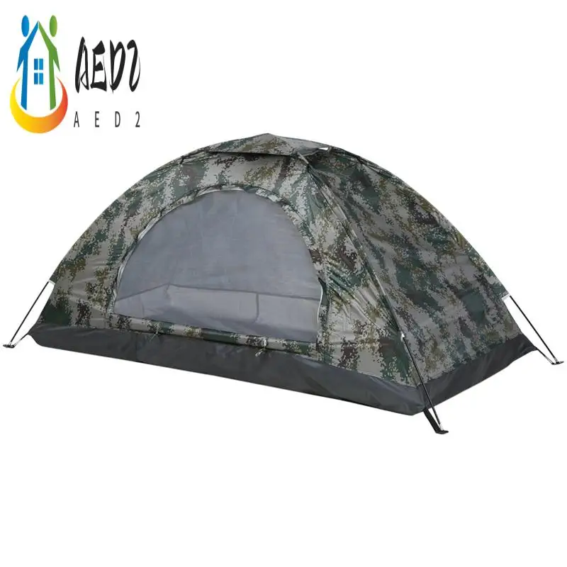 AED2-1/2 Person Ultralight Camping Tent Single Layer Portable Hiking Tent Anti-UV Coating UPF 30+ For Outdoor Beach Fishing
AED2-1/2 Person Ultralight Camping Tent Single Layer Portable Hiking Tent Anti-UV Coating UPF 30+ For Outdoor Beach Fishing