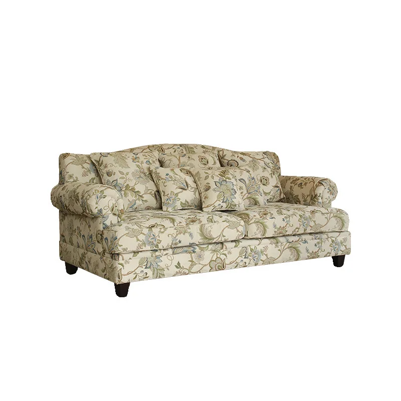 Removable sofa floral jacquard living room retro style furniture three-person single-person combination set
Removable sofa floral jacquard living room retro style furniture three-person single-person combination set