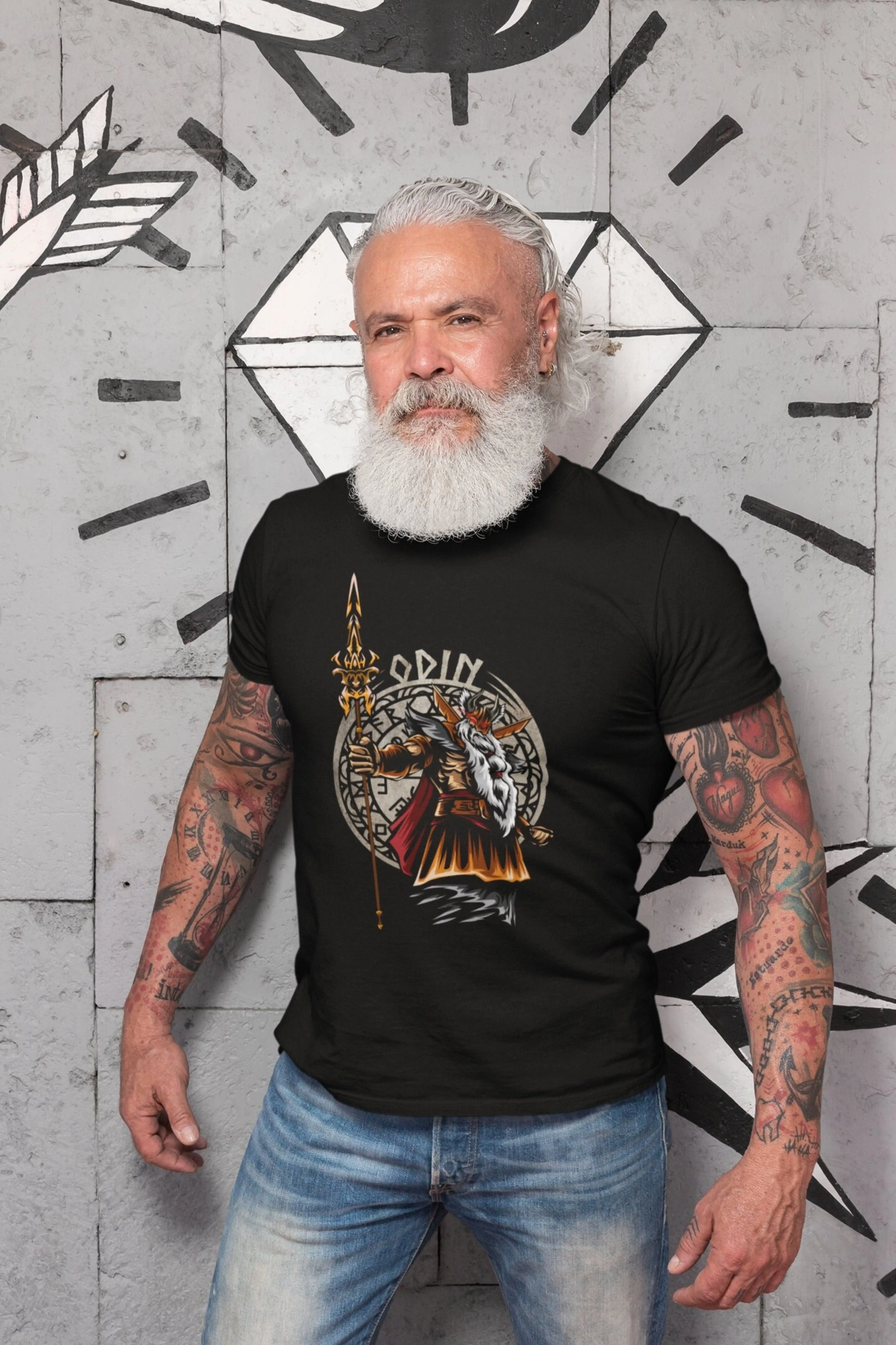 Norse Mythology Odin Valhalla Scandinavian Religion Folklore T-Shirt 100% Cotton O-Neck Short Sleeve Summer Casual Mens T-shirt
Norse Mythology Odin Valhalla Scandinavian Religion Folklore T-Shirt 100% Cotton O-Neck Short Sleeve Summer Casual Mens T-shirt