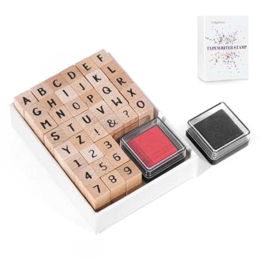 39 PCS Small Letter Stamps and Ink Pad for Crafting, Clay Alphabet Wooden Rubber Stamp Kit, DIY Craft Scrapbook Supplies for Ca
39 PCS Small Letter Stamps and Ink Pad for Crafting, Clay Alphabet Wooden Rubber Stamp Kit, DIY Craft Scrapbook Supplies for Ca