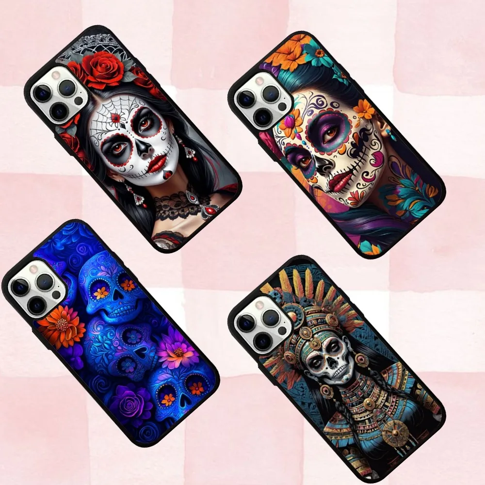 Day of the Dead Skull Phone Case For IPhone16,se4,15,Pro,Max,Case14,Plus,13,12,11 Magesafe Magnetic Wireless Charge Cover
Day of the Dead Skull Phone Case For IPhone16,se4,15,Pro,Max,Case14,Plus,13,12,11 Magesafe Magnetic Wireless Charge Cover