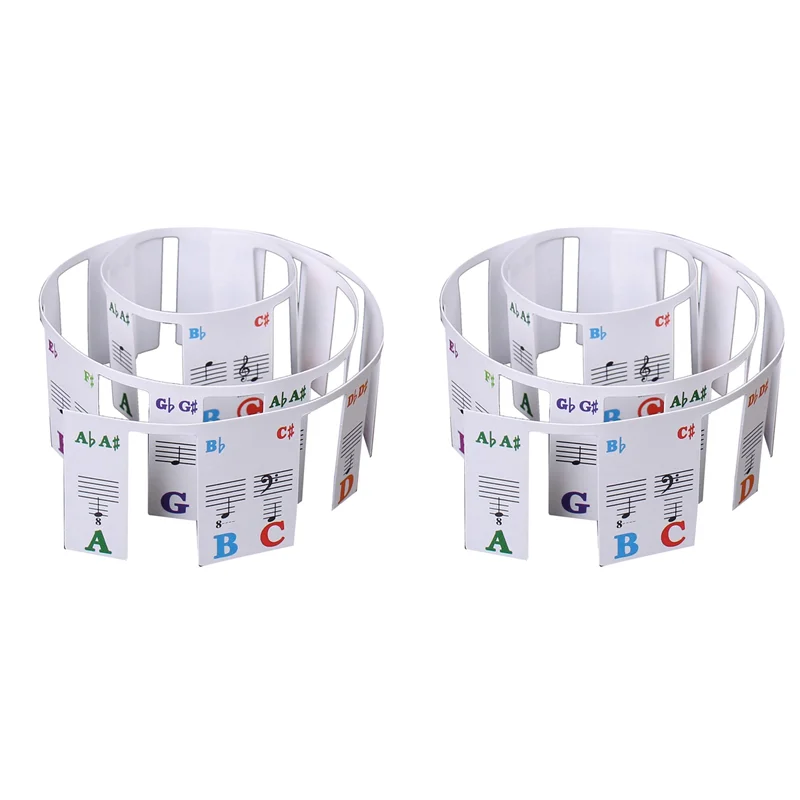 RTSHE-2X Piano Keyboard Stickers Grand/Electric Piano 88 Keys Stave Notation Note Strip Label Symbol For Beginners Students
RTSHE-2X Piano Keyboard Stickers Grand/Electric Piano 88 Keys Stave Notation Note Strip Label Symbol For Beginners Students