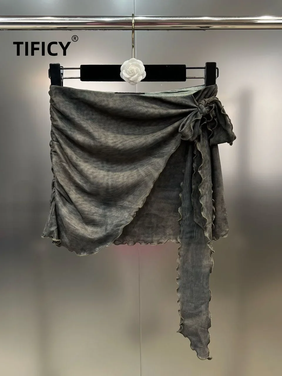 TIFICY Summer Women's Cotton Front Panel Lace Up Bow Knot Slim Retro Wrap Hip Short Half Skirt
TIFICY Summer Women's Cotton Front Panel Lace Up Bow Knot Slim Retro Wrap Hip Short Half Skirt