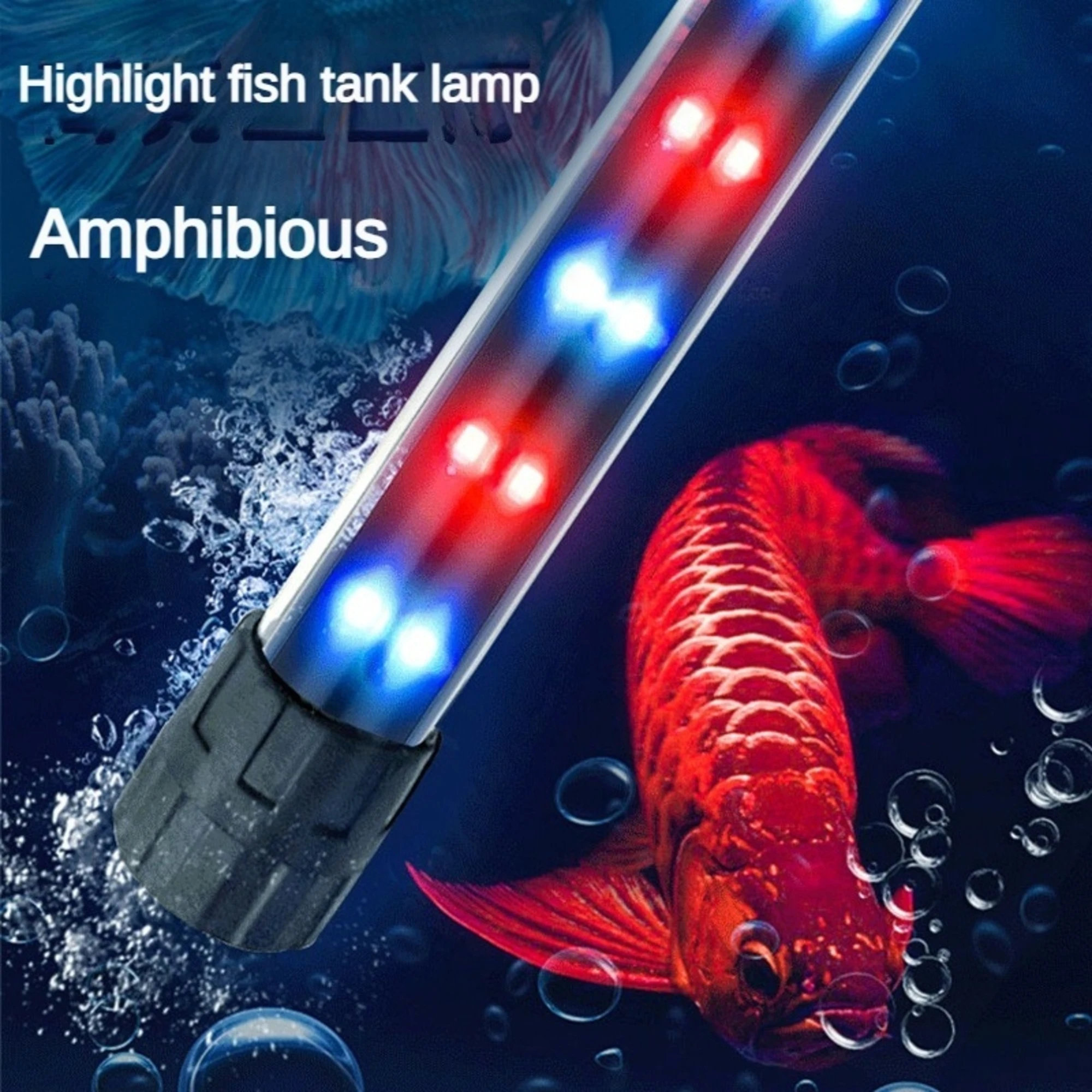LED Fish Tank Light Waterproof, Full Spectrum Three Color Bright and Colorful Amphibious Diving Light Aquarium Light
LED Fish Tank Light Waterproof, Full Spectrum Three Color Bright and Colorful Amphibious Diving Light Aquarium Light