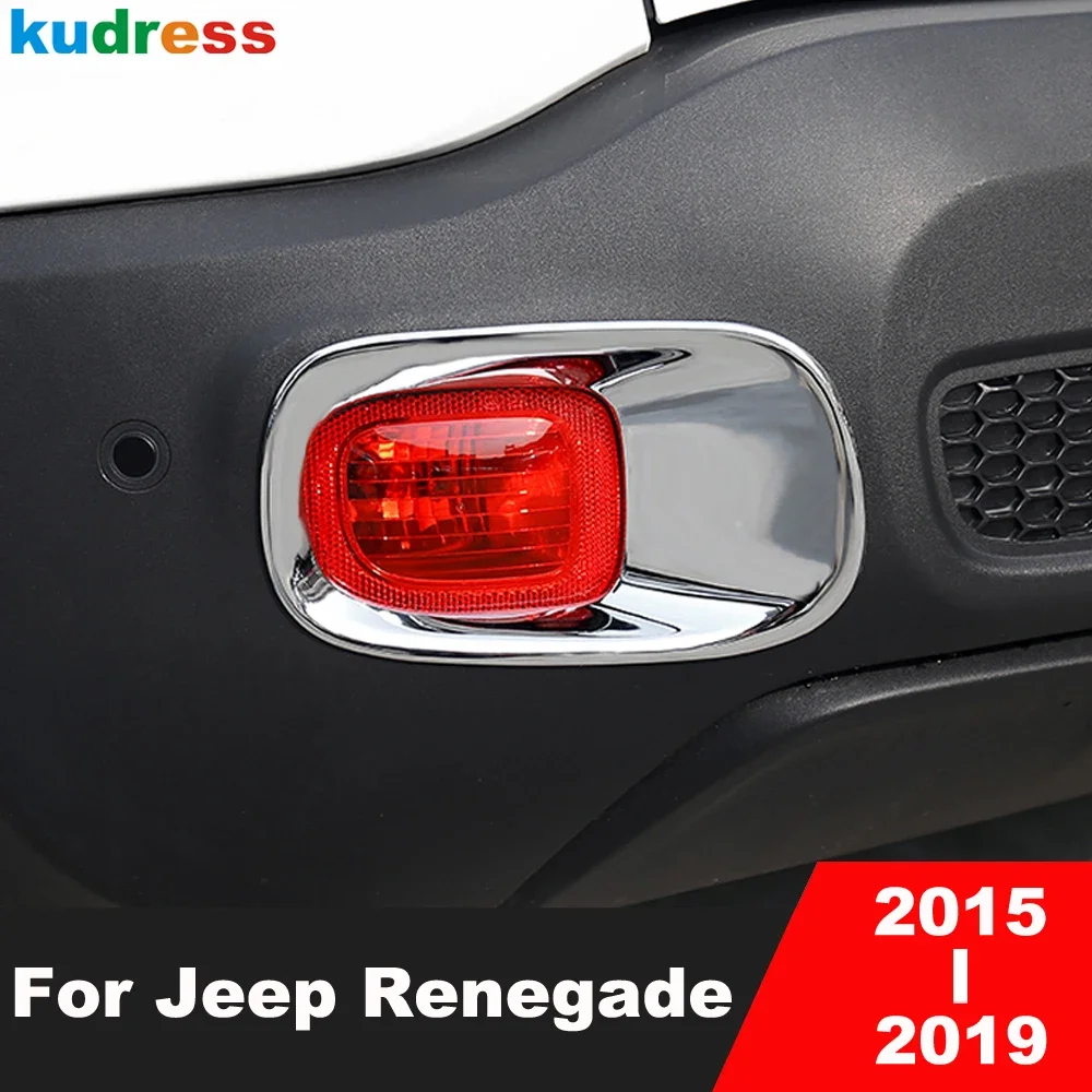 Rear Bumper Fog Light Lamp Cover Trim For Jeep Renegade 2015 2016 2017 2018 2019 Chrome Car Accessories Tail Foglight Bezel Trim
Rear Bumper Fog Light Lamp Cover Trim For Jeep Renegade 2015 2016 2017 2018 2019 Chrome Car Accessories Tail Foglight Bezel Trim