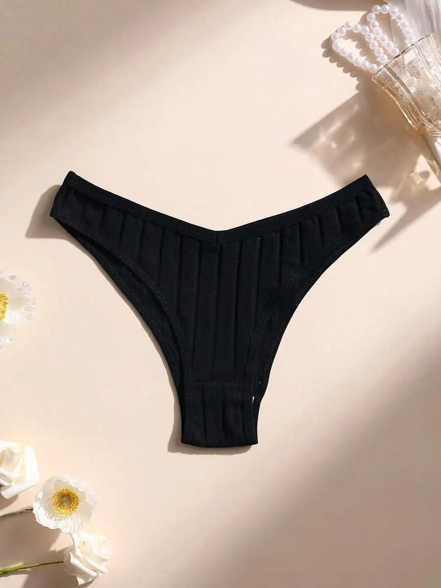 Low Waist Seamless Ribbed Cotton Bikini Panties For Women Soft Breathable Solid Color Underwear
Low Waist Seamless Ribbed Cotton Bikini Panties For Women Soft Breathable Solid Color Underwear