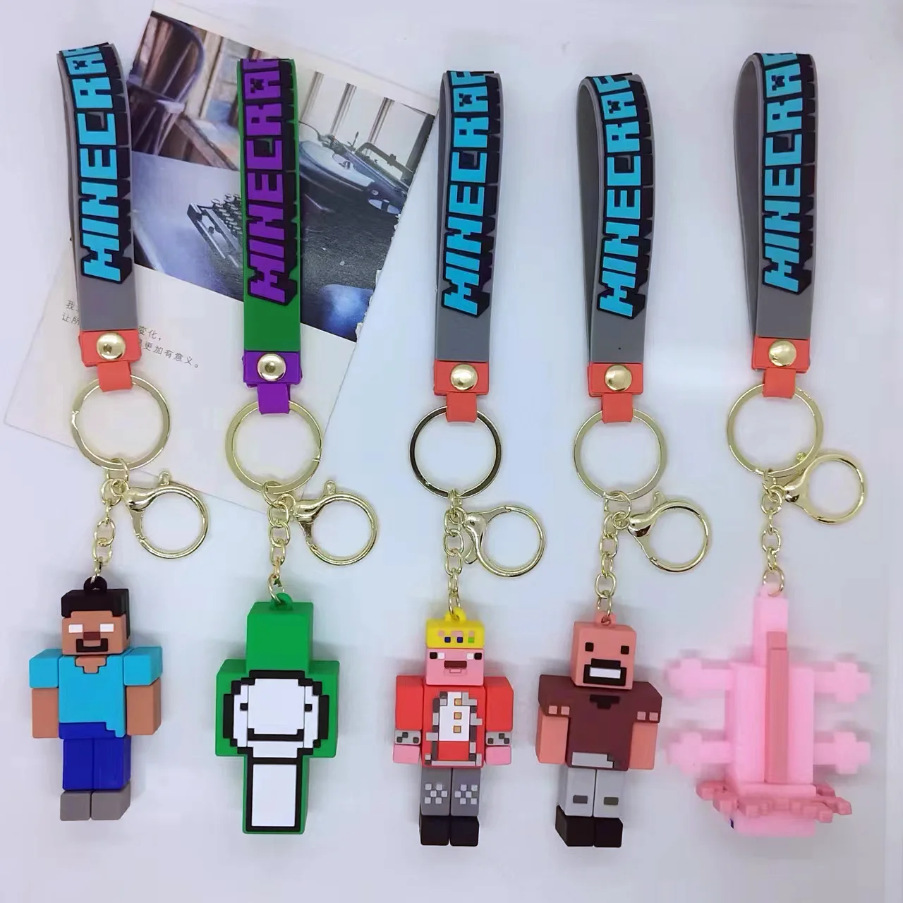 Creative Cartoon My World Keychain Bag Car Keychain Accessories Gift Wholesale Kawaii Cute Personalized Gifts Y2k Fashion
Creative Cartoon My World Keychain Bag Car Keychain Accessories Gift Wholesale Kawaii Cute Personalized Gifts Y2k Fashion