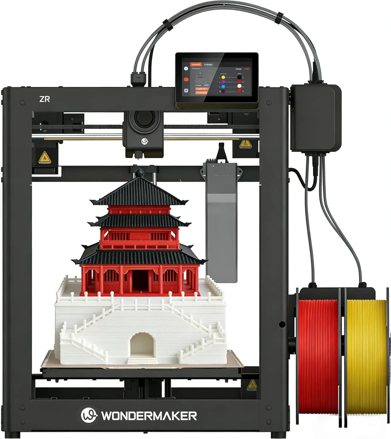 3D-принтер WonderMaker ZR CoreXY Multicolor – высокоскоростная печать 600 мм/с, 4-цветная печать, 300 ° Форсунка C, автоматическое выравнивание, 300×300×300 мм
3D-принтер WonderMaker ZR CoreXY Multicolor – высокоскоростная печать 600 мм/с, 4-цветная печать, 300 ° Форсунка C, автоматическое выравнивание, 300×300×300 мм