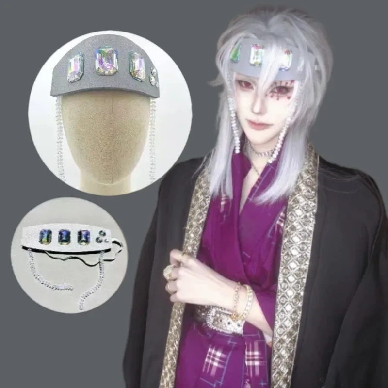 Uzui Tengen Headwear Ear clip Tattoo Sticker Set Anime Cosplay Costume Props Women Men Hallowmas Party Role Play Accessories
Uzui Tengen Headwear Ear clip Tattoo Sticker Set Anime Cosplay Costume Props Women Men Hallowmas Party Role Play Accessories